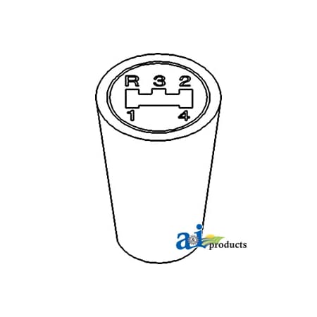 A & I Products 4 SPEED KNOB 3" x5" x2" A-1862400M1